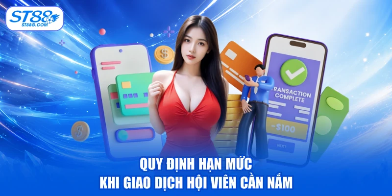 Quy định hạn mức khi giao dịch hội viên cần nắm