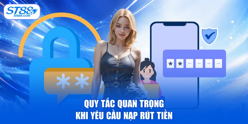 Quy tắc quan trọng khi yêu cầu nạp rút tiền