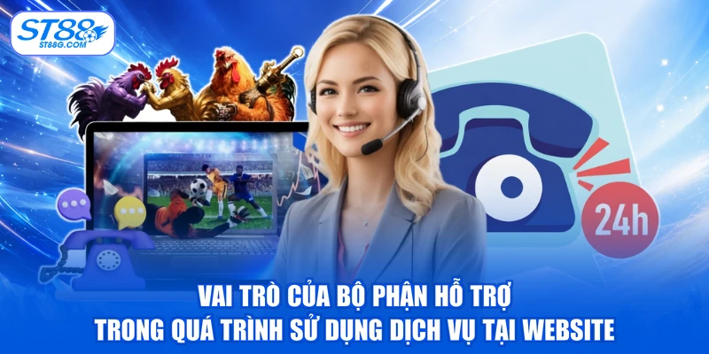 Vai trò của bộ phận hỗ trợ trong quá trình sử dụng dịch vụ tại website